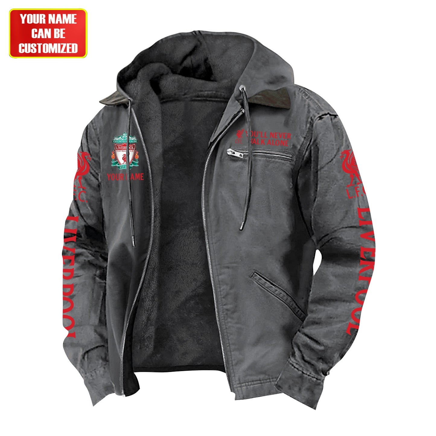 Personalized LVP Fur lining Paddle Jacket