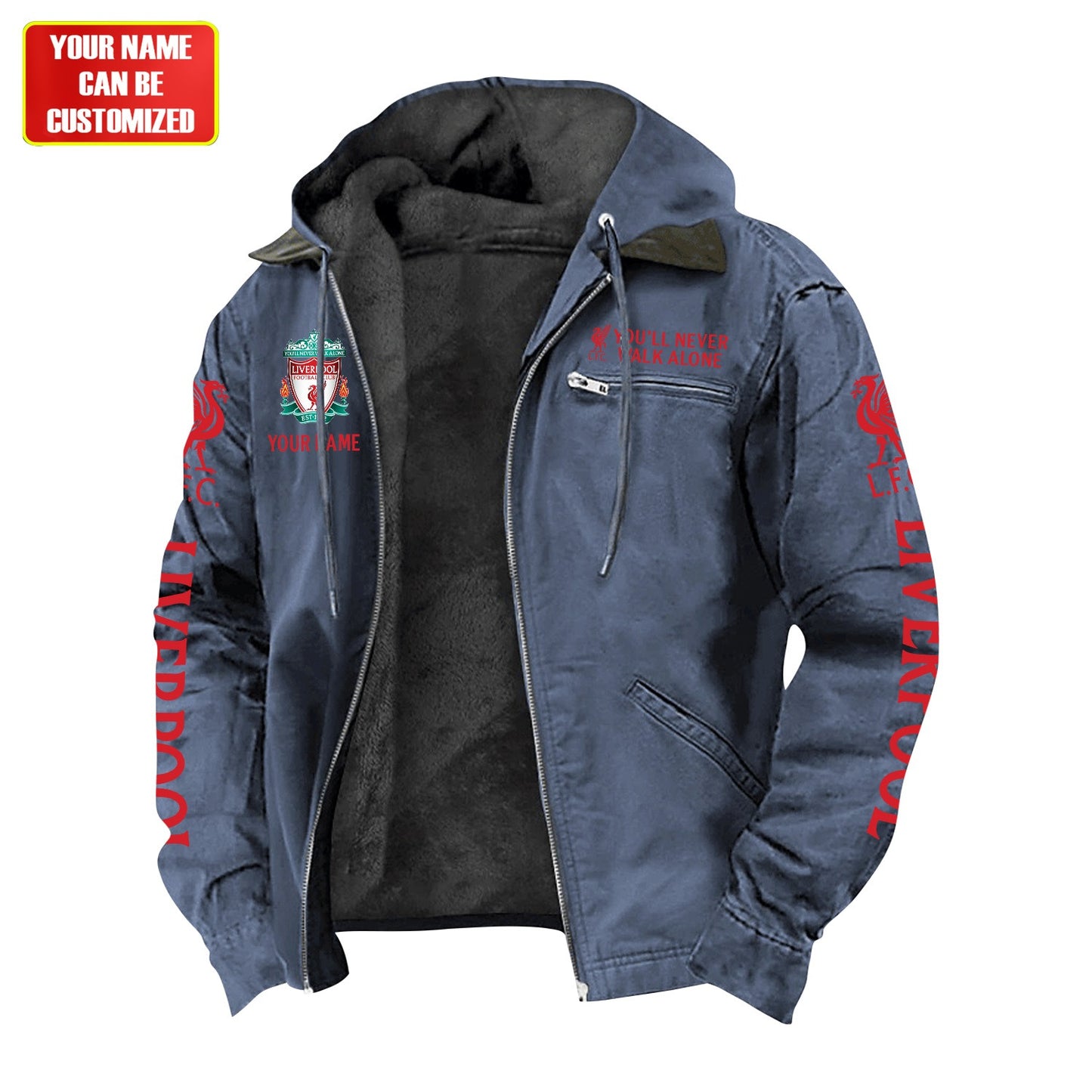 Personalized LVP Fur lining Paddle Jacket