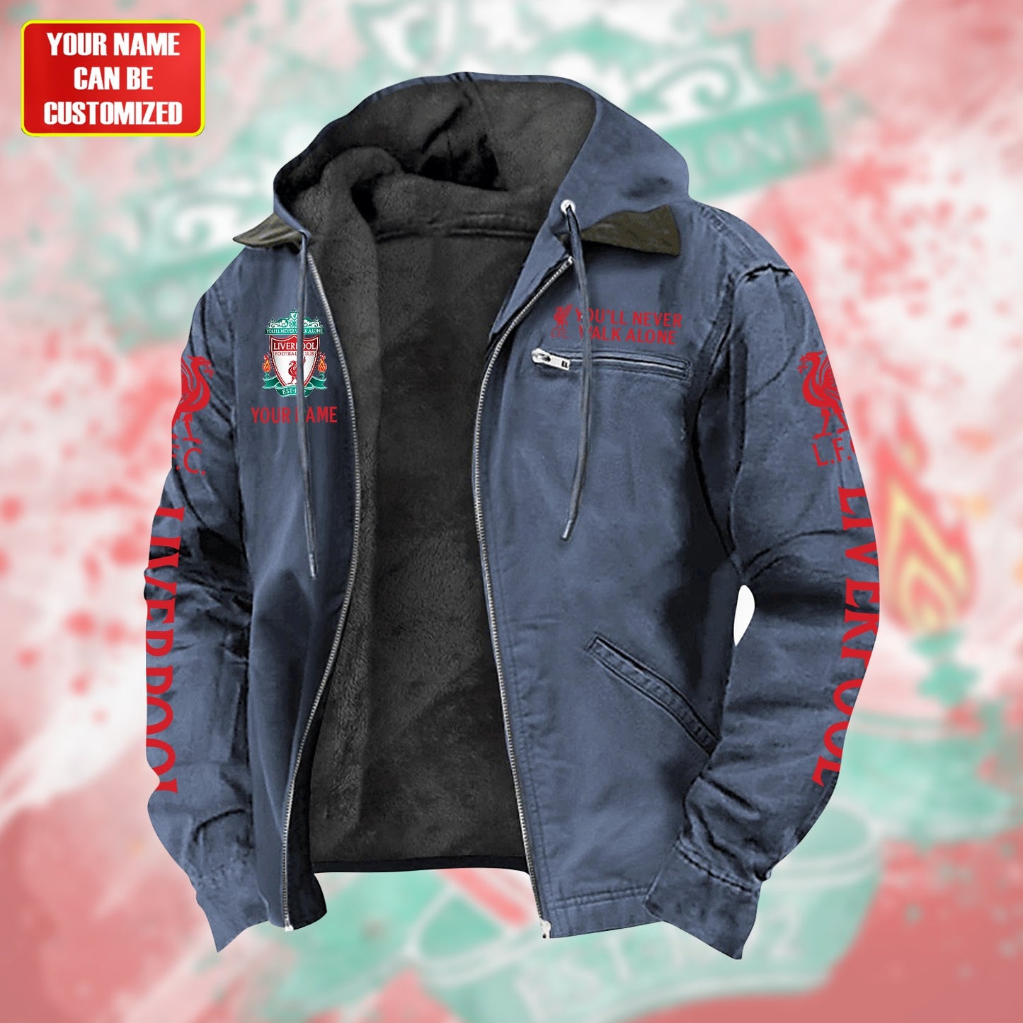 Personalized LVP Fur lining Paddle Jacket