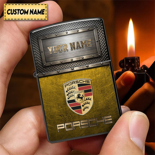 Personalized Pors Metal Zippo Lighter