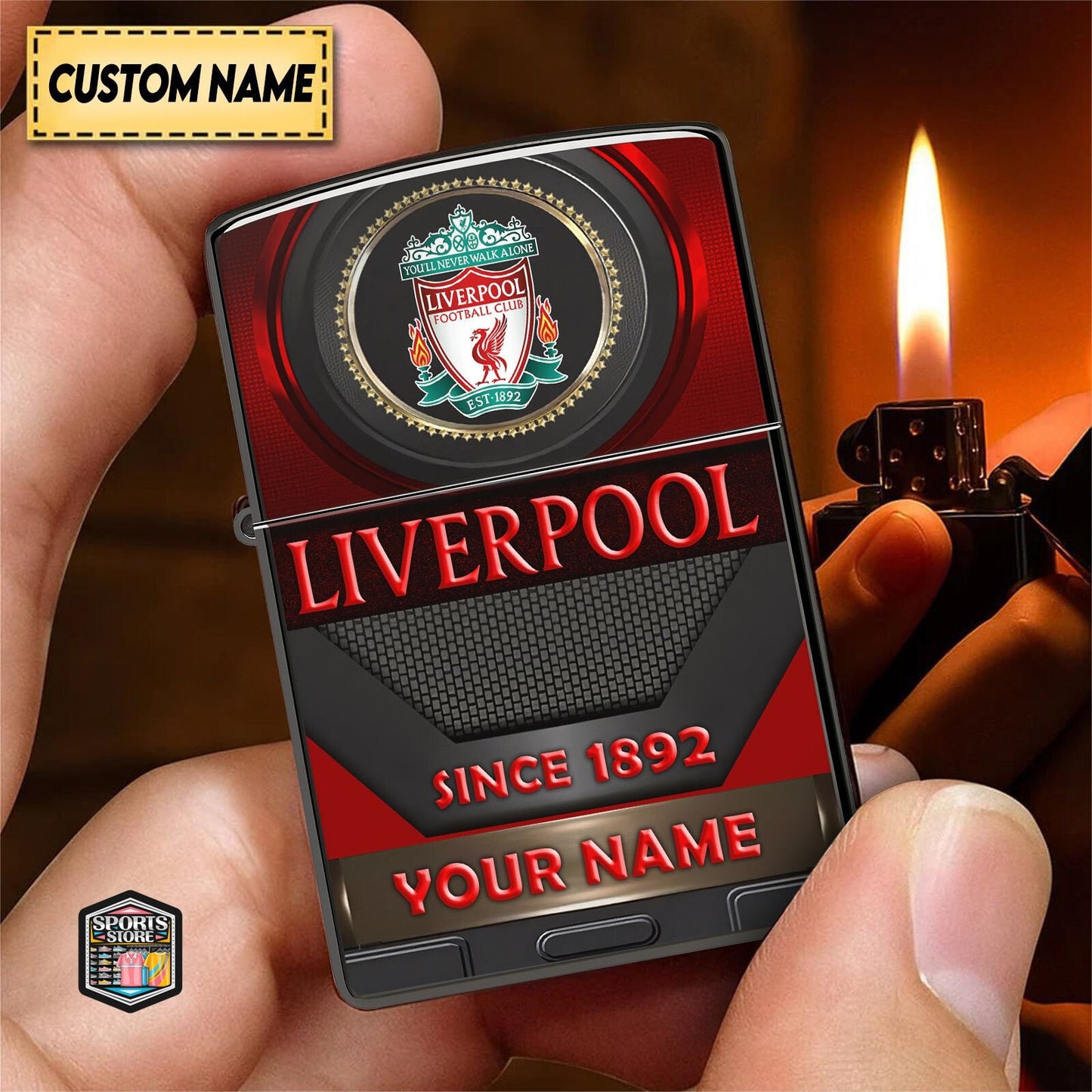 Personalized LVP Luxury Zippo Lighter