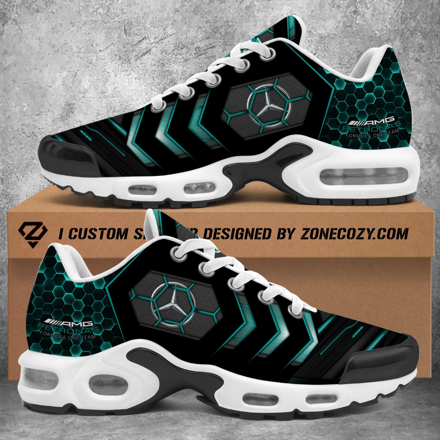 Merc AMG Petronas Sport Air Cushion Sneaker V6