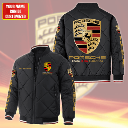 Personalized Pors Sport Puffer Bomber Jacket