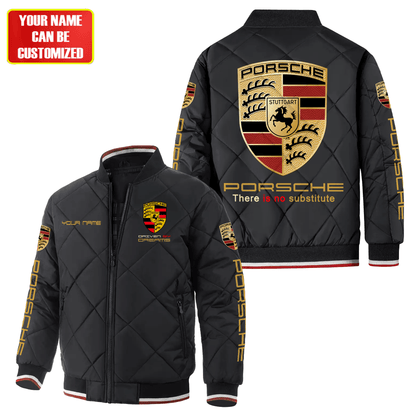 Personalized Pors Sport Puffer Bomber Jacket