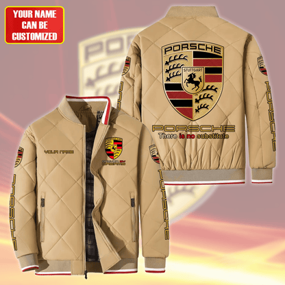 Personalized Pors Sport Puffer Bomber Jacket