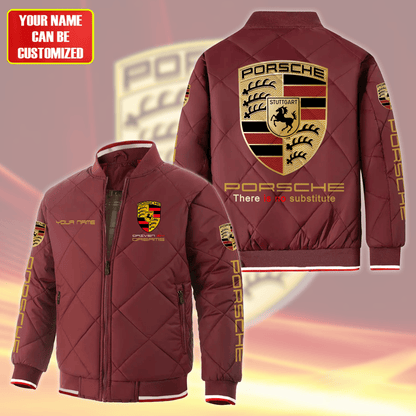 Personalized Pors Sport Puffer Bomber Jacket