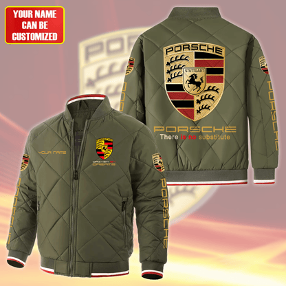 Personalized Pors Sport Puffer Bomber Jacket