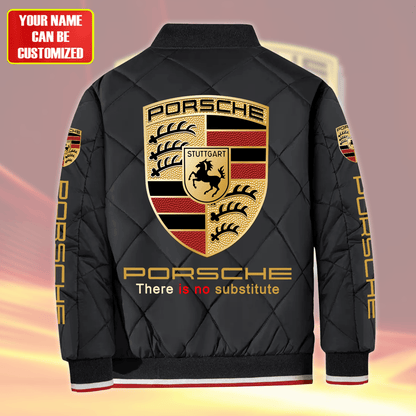 Personalized Pors Sport Puffer Bomber Jacket