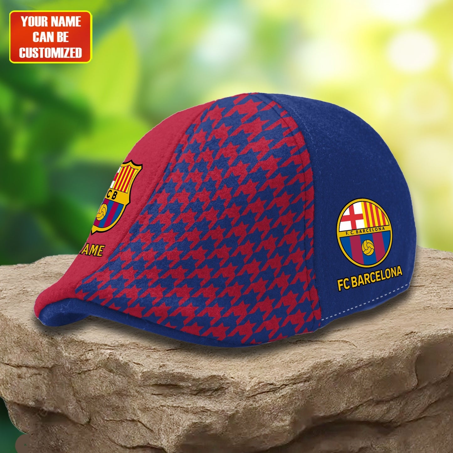 Personalized Barca FC Ivy Cap, Flat Cap