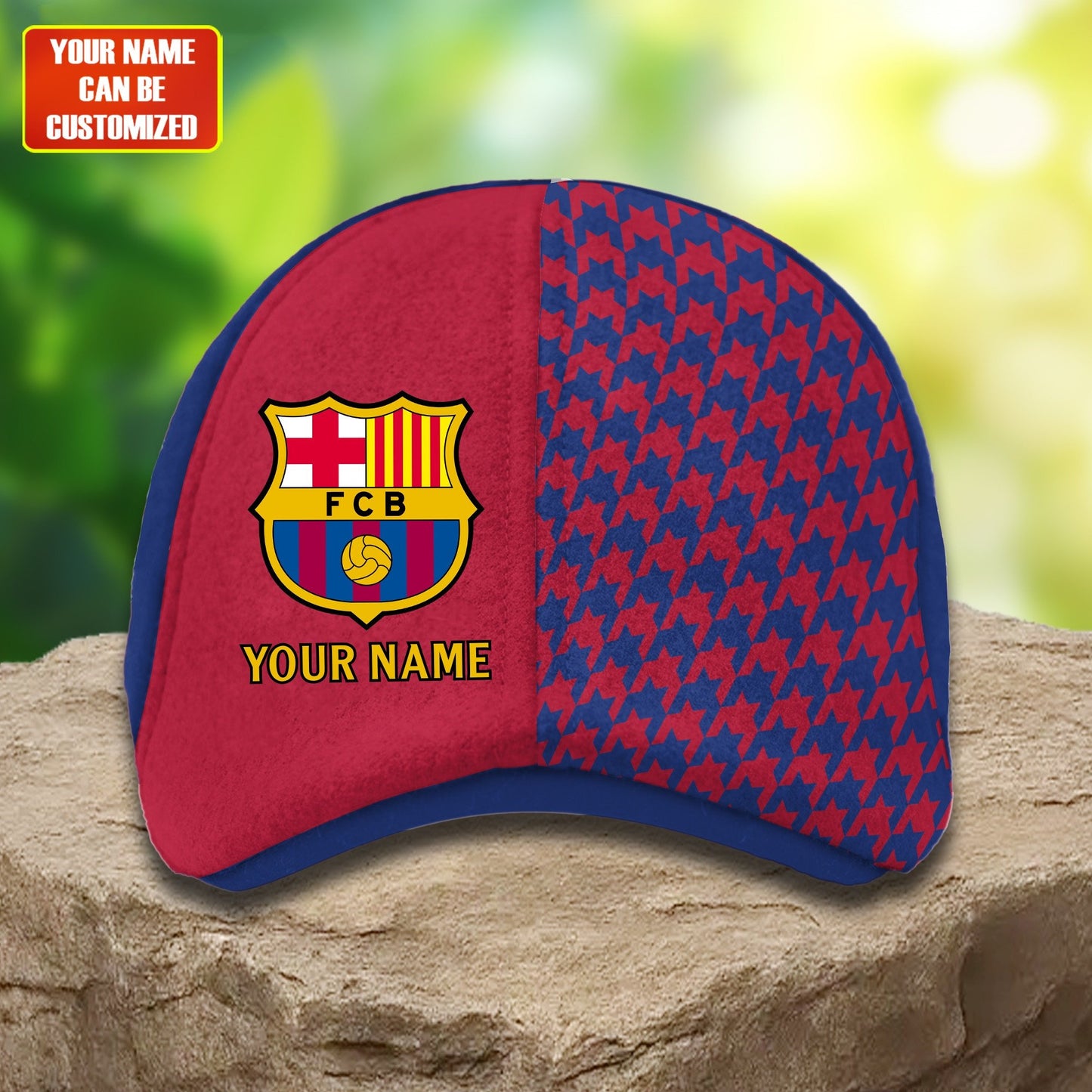 Personalized Barca FC Ivy Cap, Flat Cap