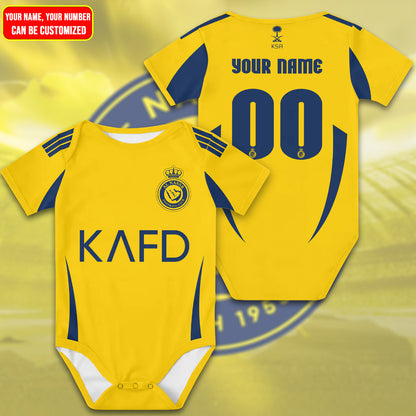 Customized CR 7 Soccer Jersey , Baby Rib Bodysuit Sizes