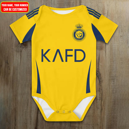 Customized CR 7 Soccer Jersey , Baby Rib Bodysuit Sizes