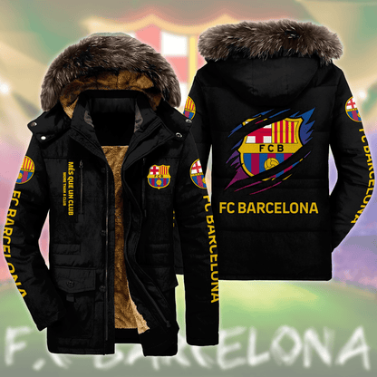 Barca FC Parka Winter Jacket Q230909