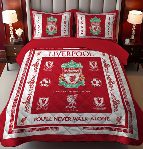 LVP Embroidery Quilt Bedding Set