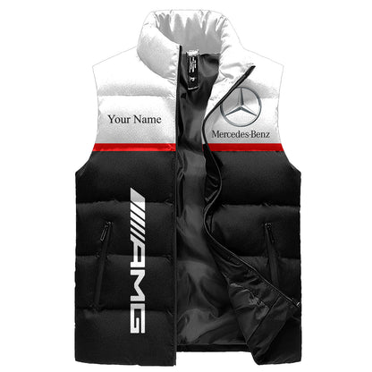 Merc AMG Sleeveless Windproof Puffer Jacket 3D