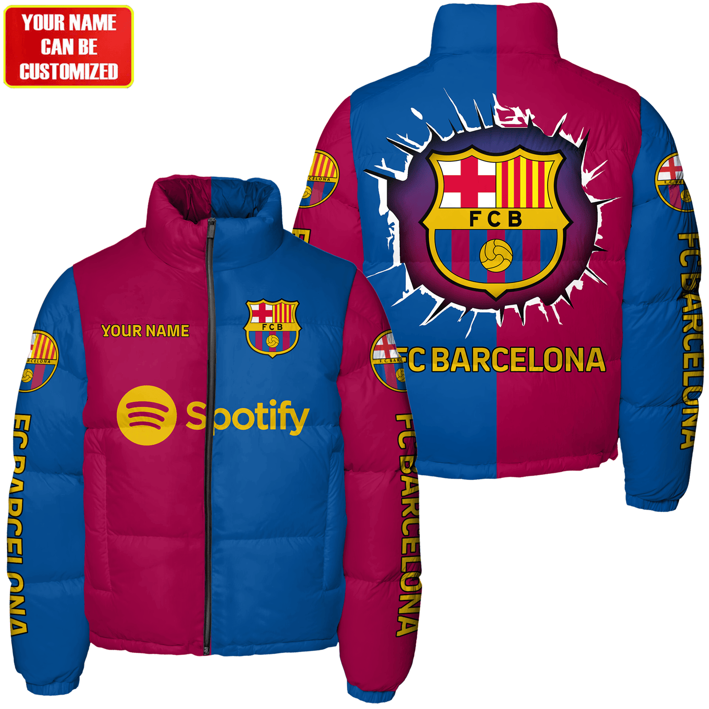 Barca Sport Puffer Thermal Stand Collar Jacket