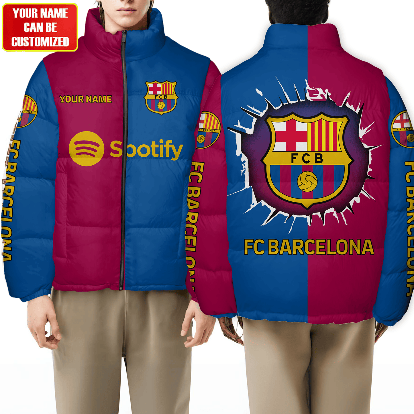 Barca Sport Puffer Thermal Stand Collar Jacket