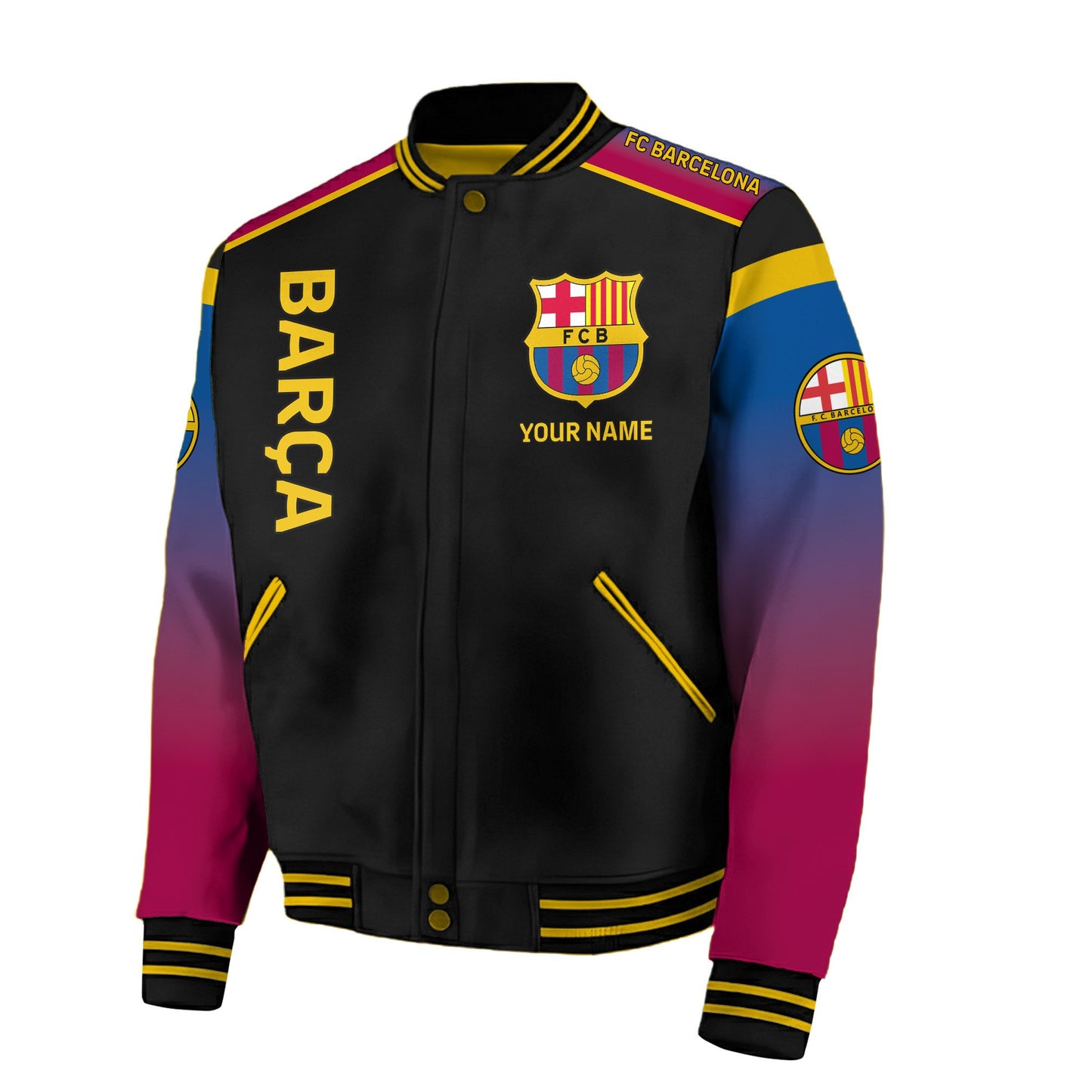 Barca FC Sporty Baseball Jacket P250902