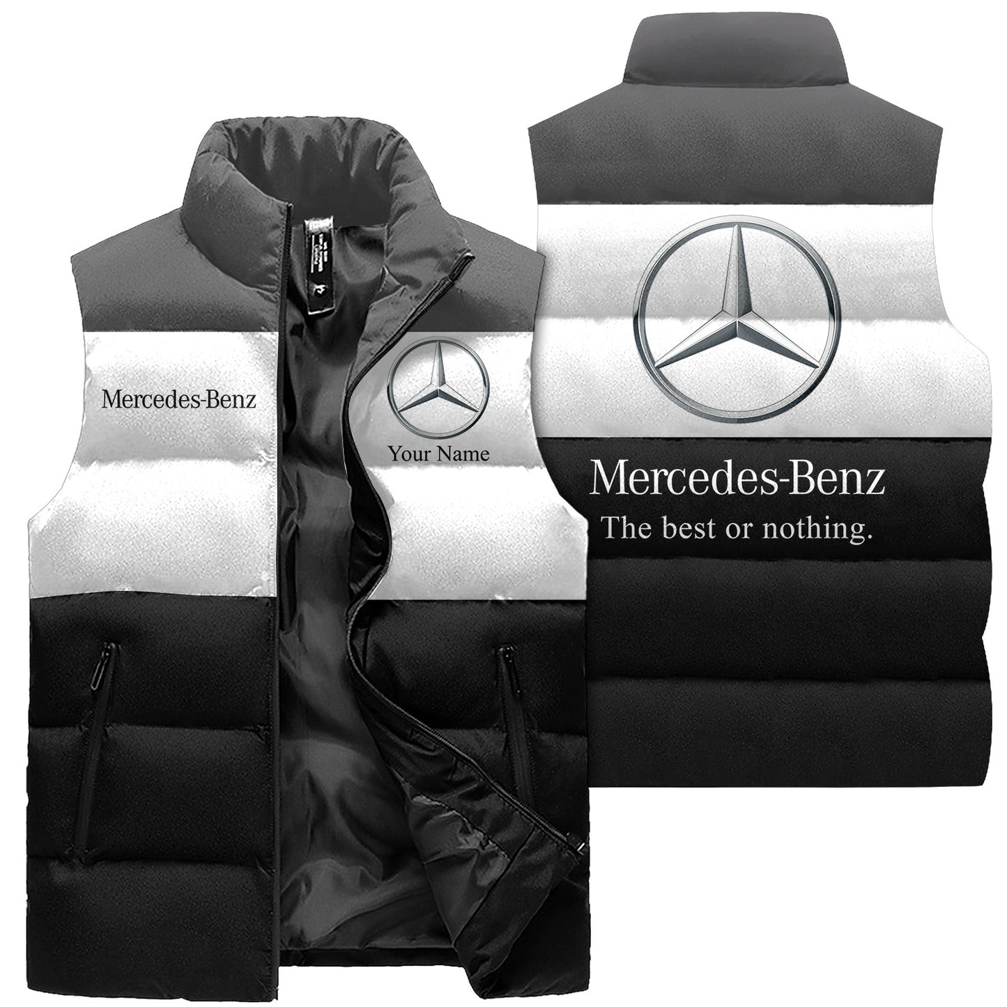 Merc The Best Sleeveless Windproof Puffer Jacket 3D