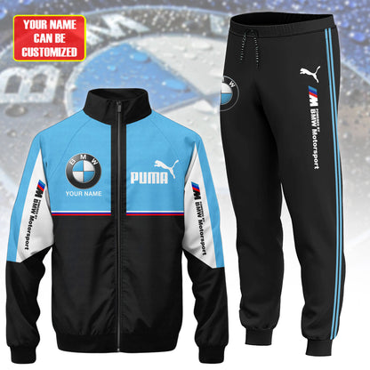 Personalized BW X PM Zipper Stand Collar Jacket & Sweatpants