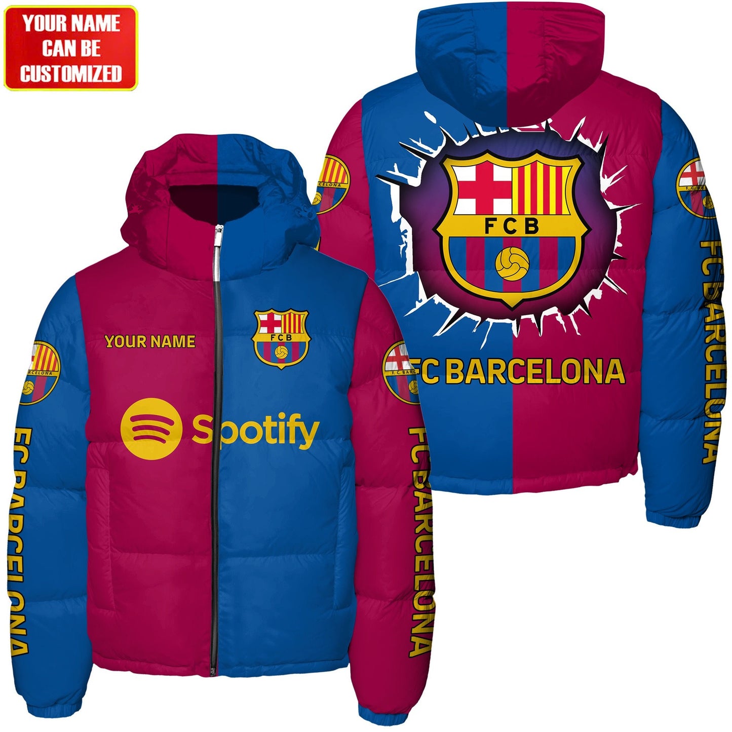 Barca Sport Puffer Thermal Stand Collar Jacket