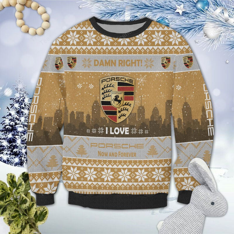 Pors Ugly Christmas Sweater , Unisex Wool Sweater V2