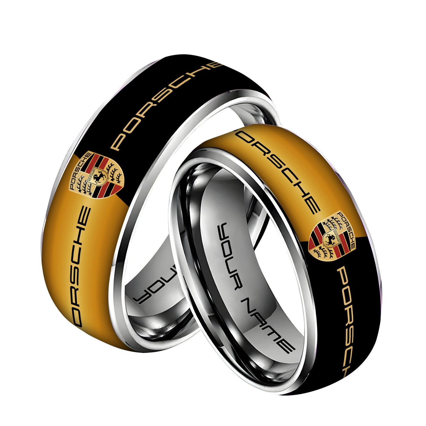 Personalized Porsche Custom Alloy Ring