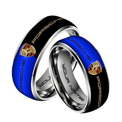 Personalized Porsche Custom Alloy Ring
