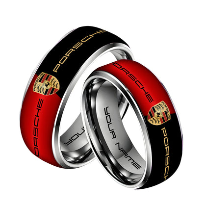 Personalized Porsche Custom Alloy Ring
