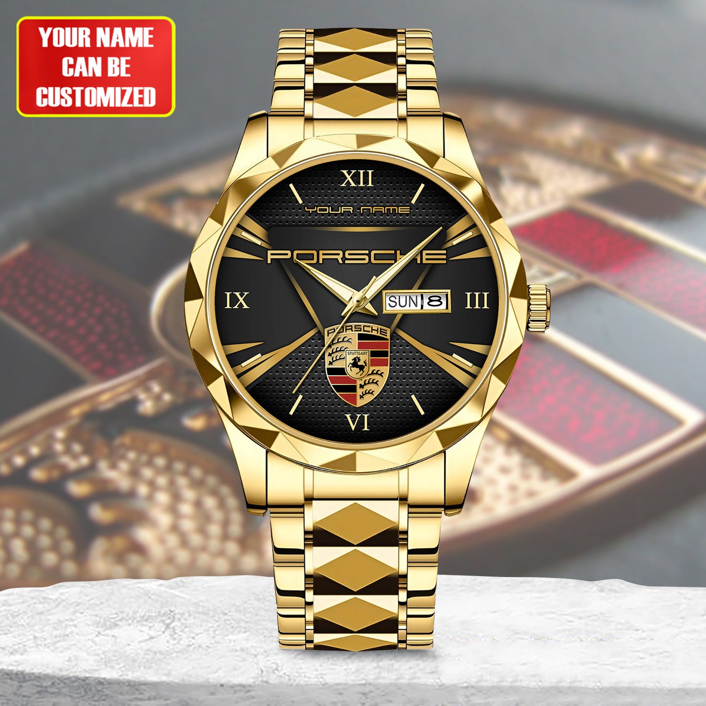 Personalized Pors Luxury Alloy Charley Watch