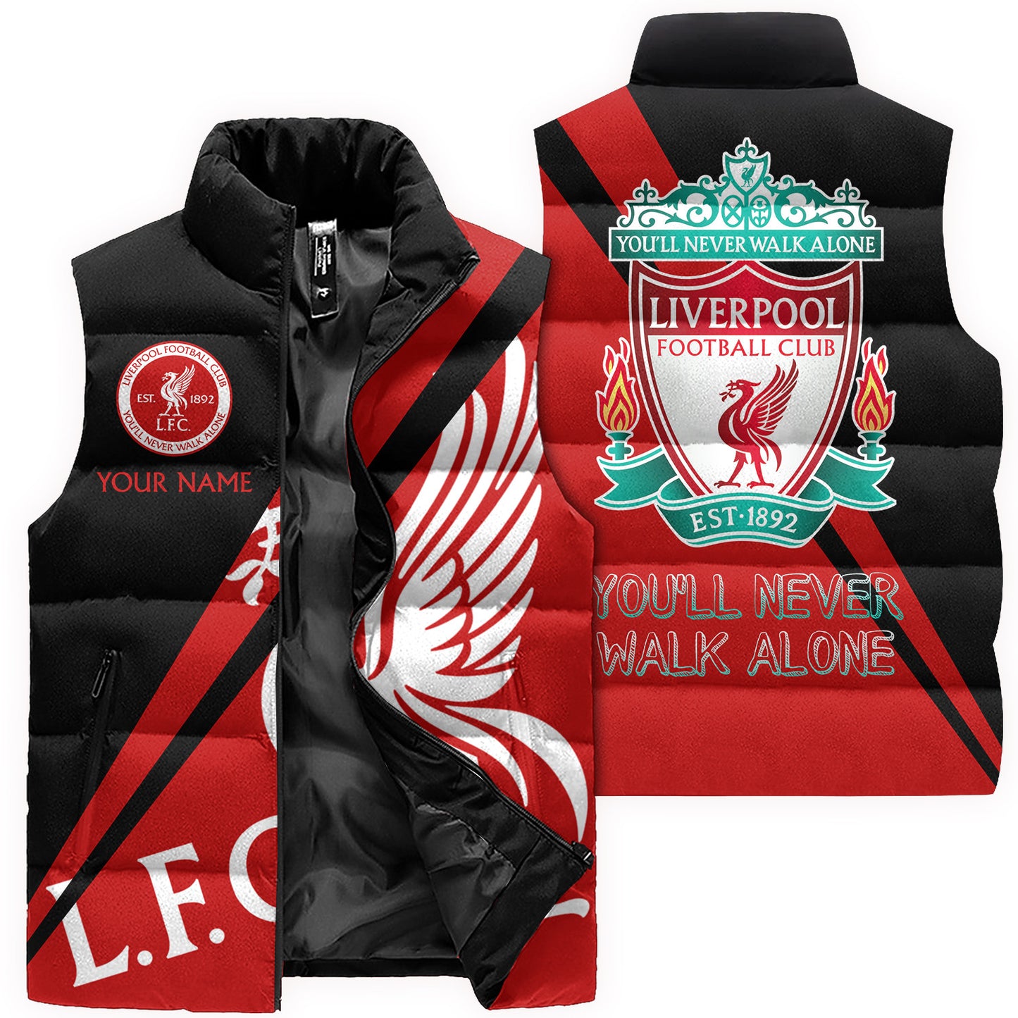 LVP Sleeveless Windproof Puffer Jacket 3D