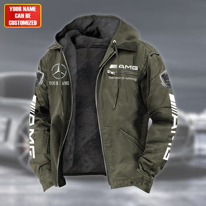 Personalized Merc AMG Fur lining Paddle Jacket