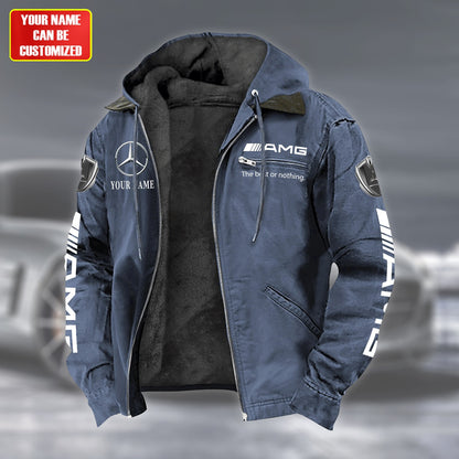 Personalized Merc AMG Fur lining Paddle Jacket