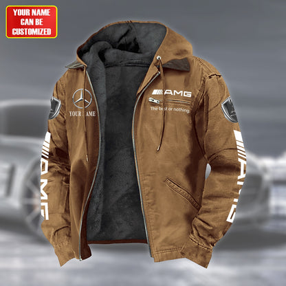 Personalized Merc AMG Fur lining Paddle Jacket