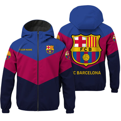 Personalized Barca 25/26 Windproof Rush Jacket