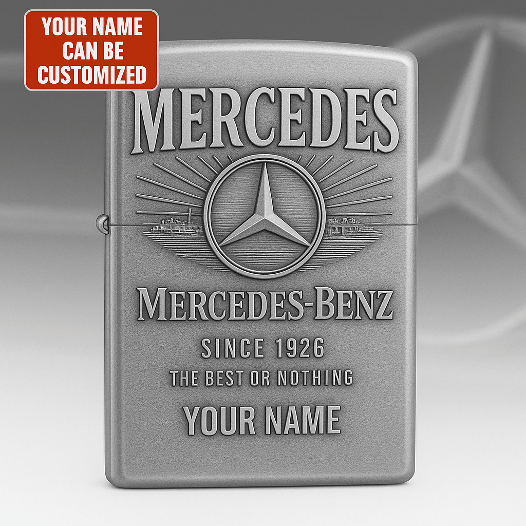 Personalized Merc Vintage Zippo Lighter V2