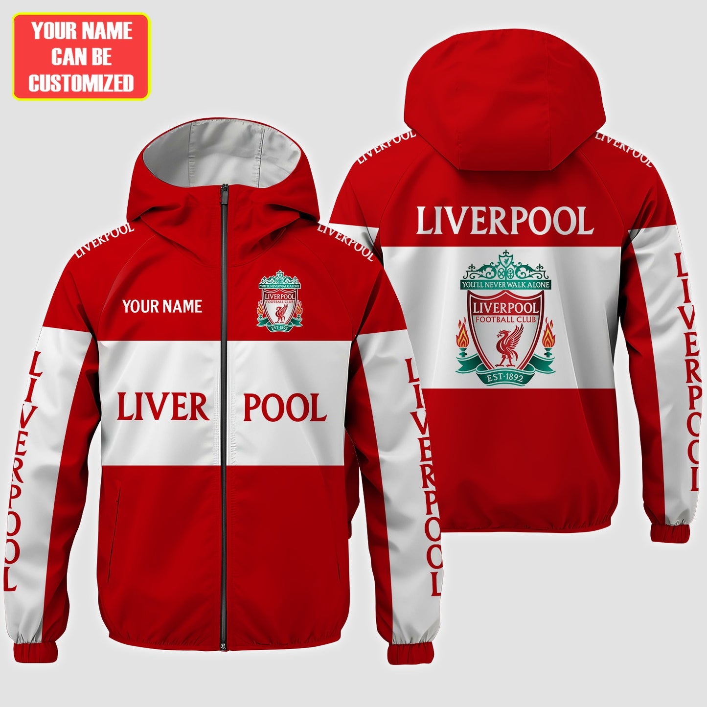 Personalized Lvp 90s Windproof Rush Jacket