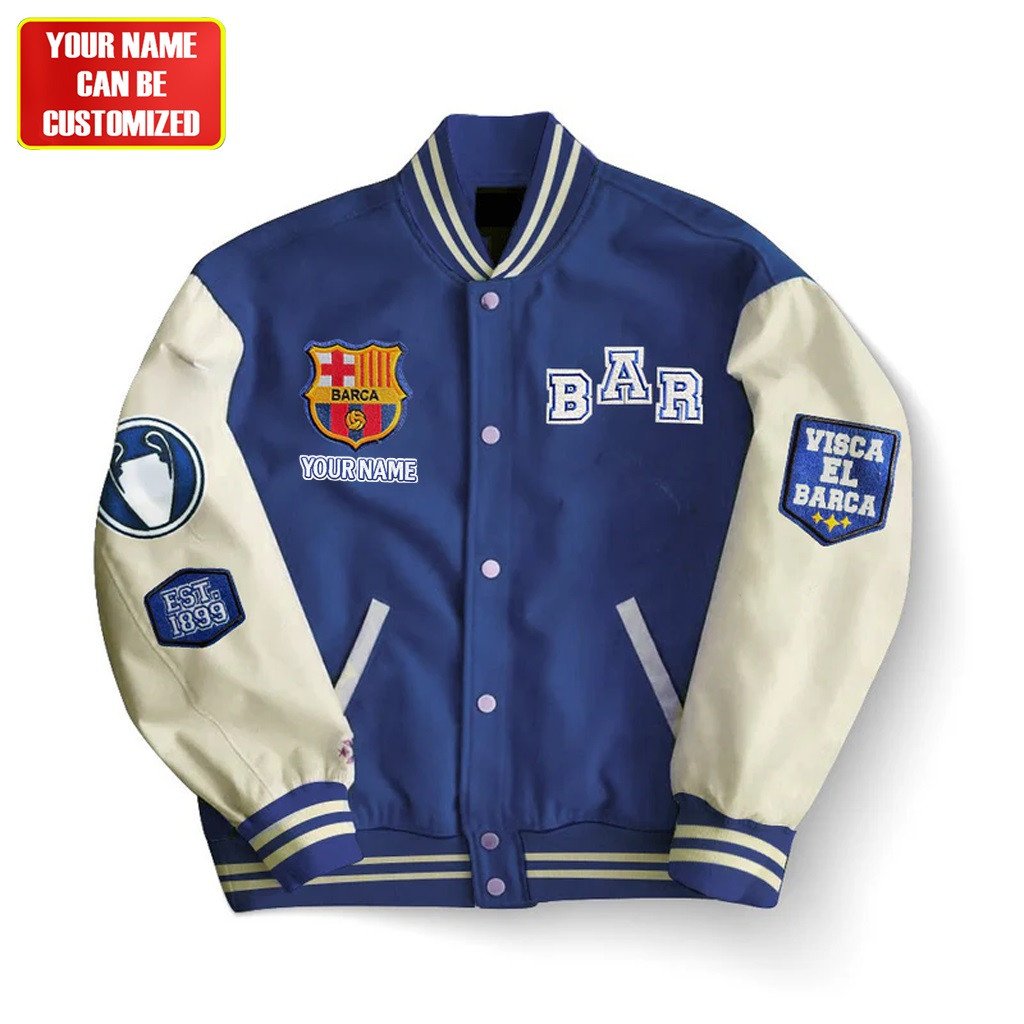 Barca FC Sporty Baseball Jacket
