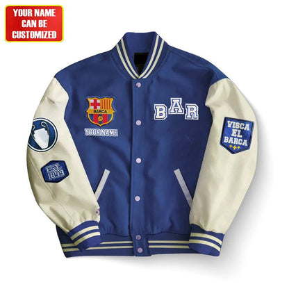 Barca FC Sporty Baseball Jacket