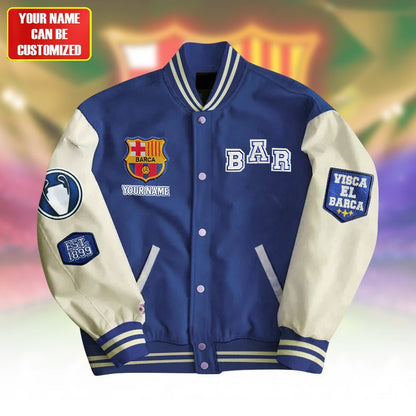 Barca FC Sporty Baseball Jacket
