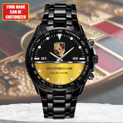 Personalized Pors EST 1931 Alloy Quartz Watch