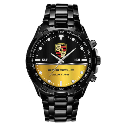 Personalized Pors EST 1931 Alloy Quartz Watch