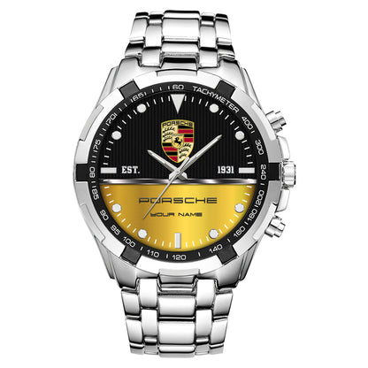 Personalized Pors EST 1931 Alloy Quartz Watch