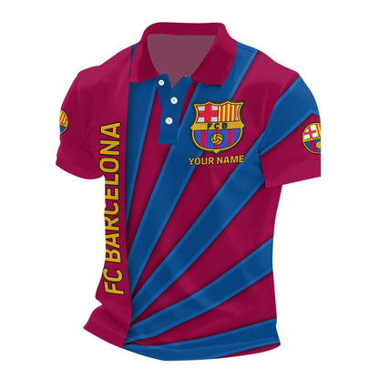 Personalized Barca Stripes 3D Full Printing Set , Barca FC Shirt , Hoodie , Short , Polo ,hawaii V2