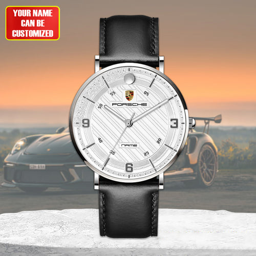 Personalized Pors Carlington Leather Watch Q290904