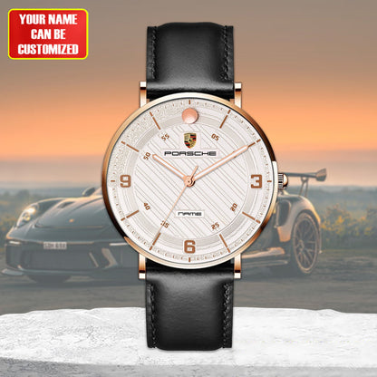 Personalized Pors Carlington Leather Watch Q290904
