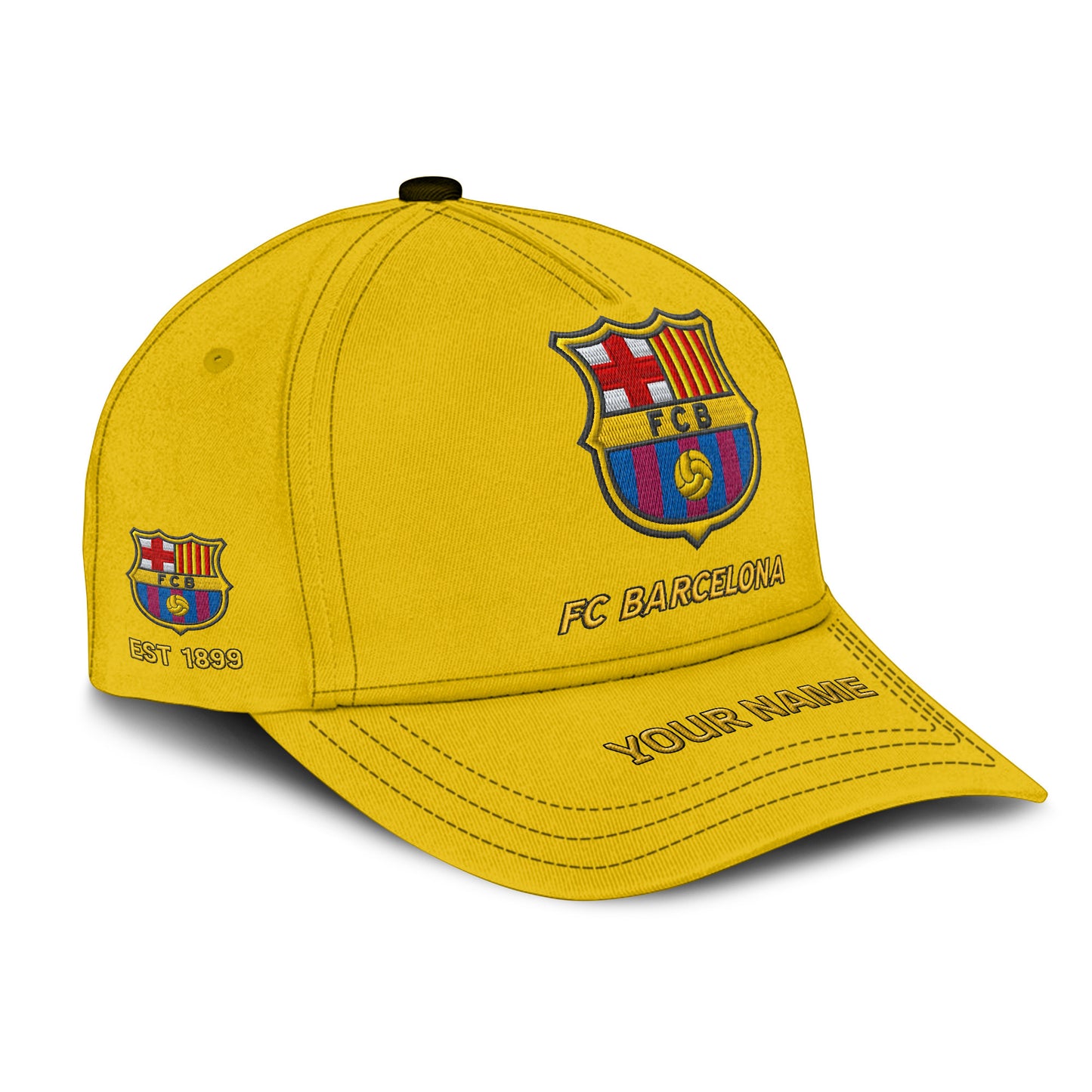 Personalized Barca FC Vintage Embroidery Classic Cap