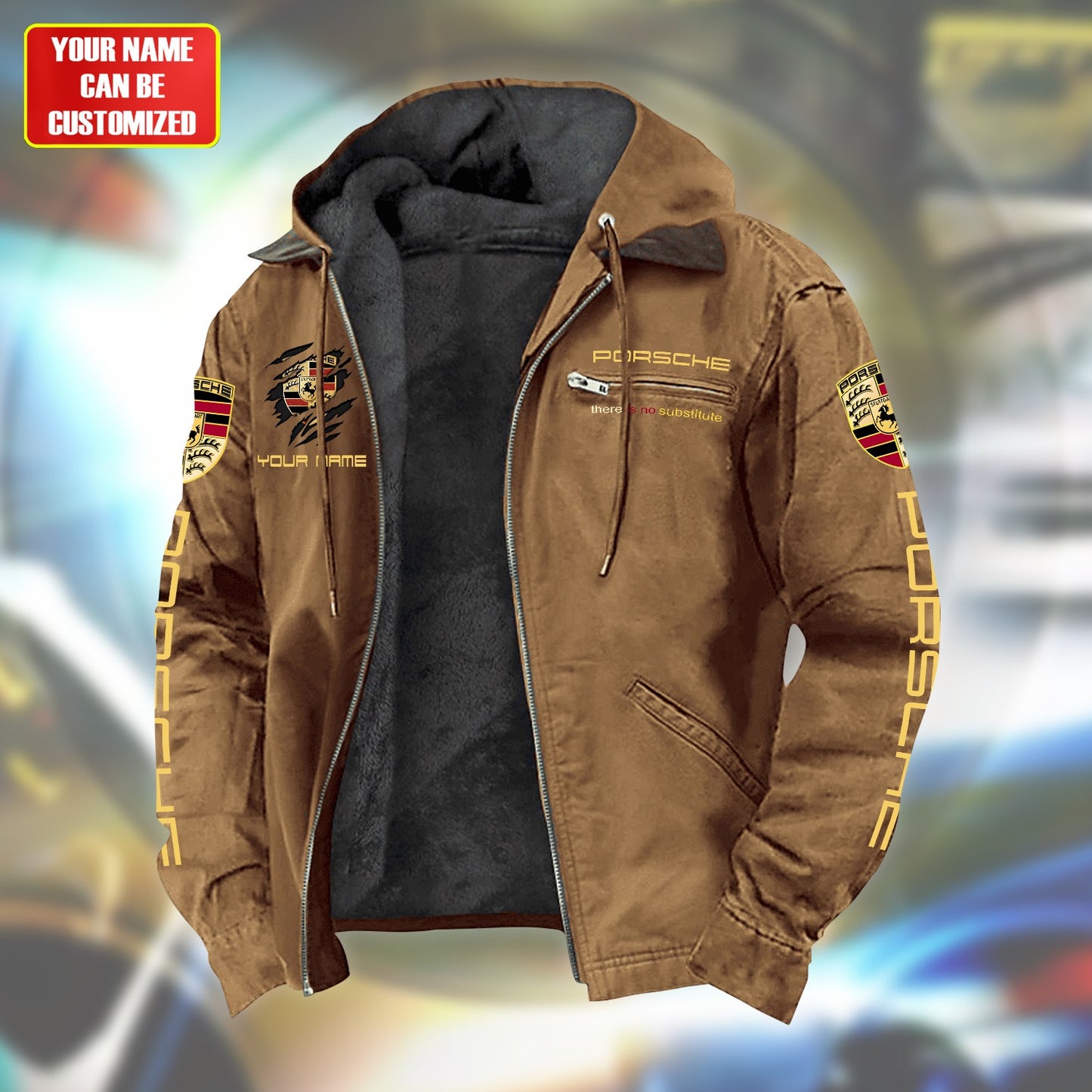 Personalized Pors Tear Fur lining Paddle Jacket