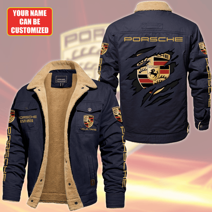 Personalized Pors Fleece Thermal Cotton Jacket P021003