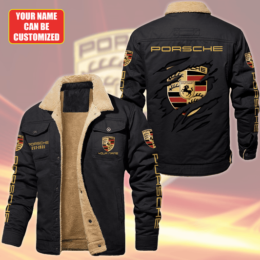 Personalized Pors Fleece Thermal Cotton Jacket P021003
